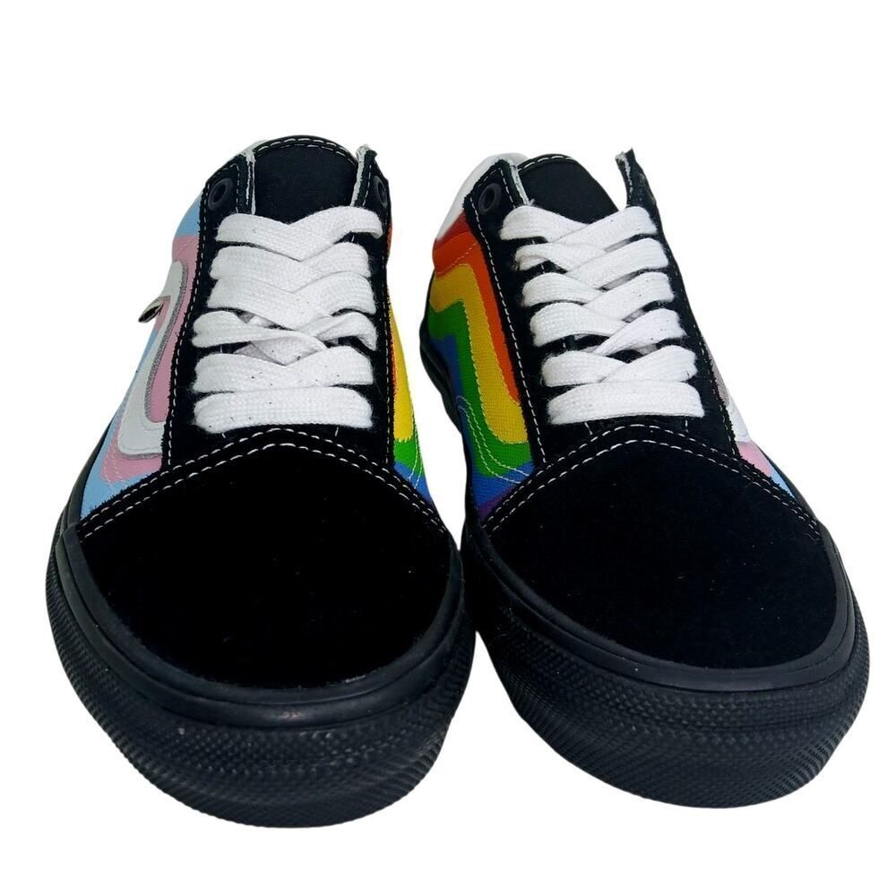 Vans Old Skool Womens New w/Tags Rainbow Pride Sneakers - Size 5 - Picture 3 of 5